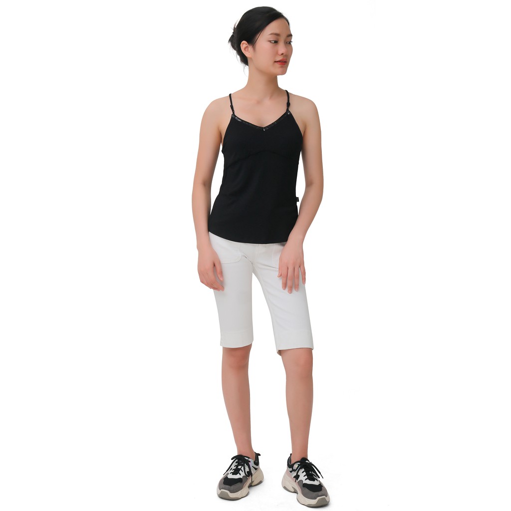 Áo hai dây nữ ren đen Narsis L7020