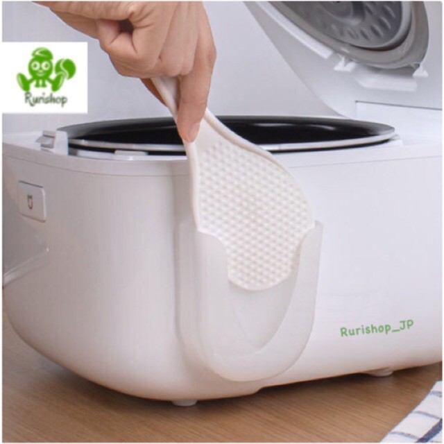 Vá (muôi) xới cơm Inomata Nhật Bản kèm giá đựng hút chân không