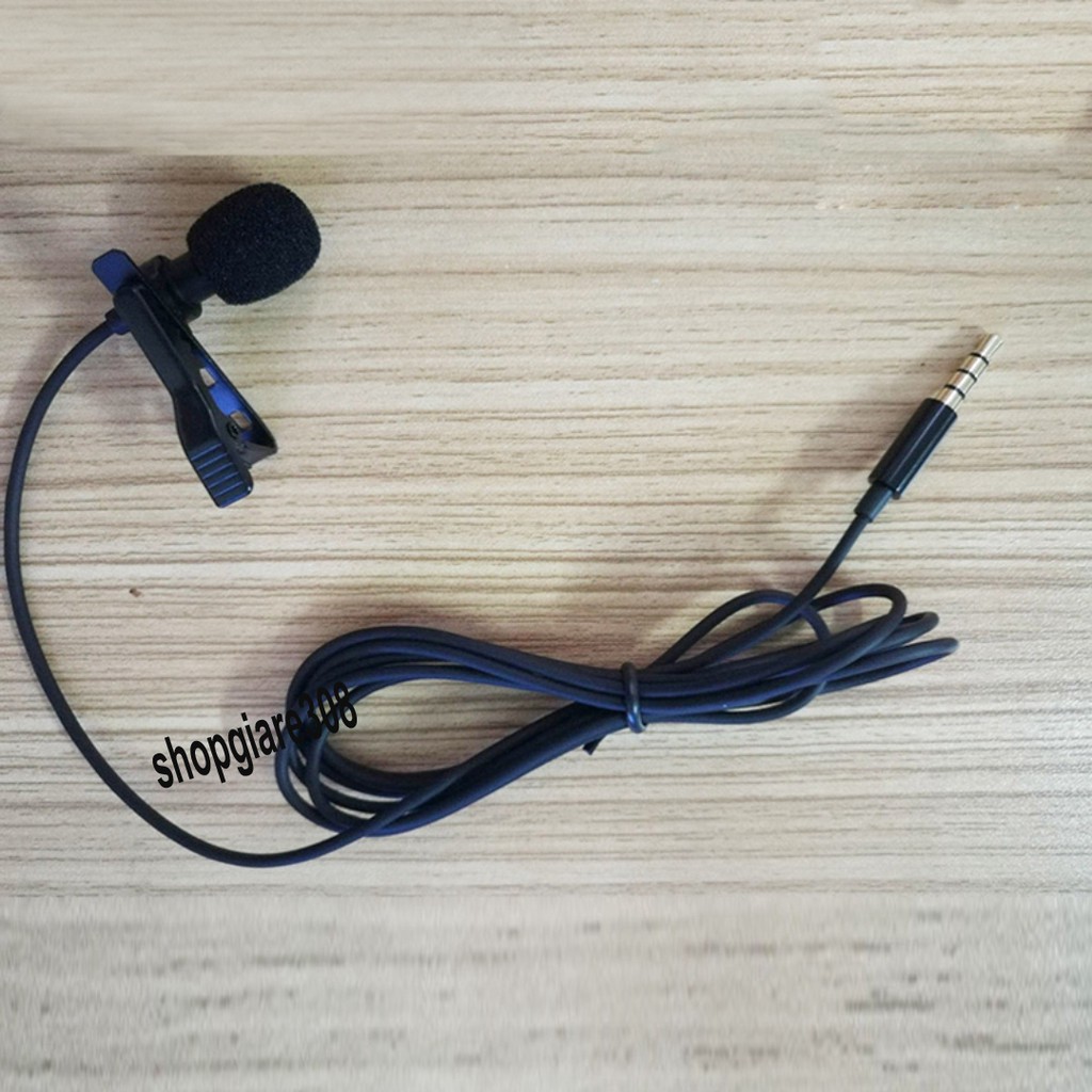 Micro cài áo mini jack cắm 3.5mm cho PC Laptop-Micro cài áo mini giắc cắm 3.5mm tiện lợi dành cho ghi âm bằng điện thoại