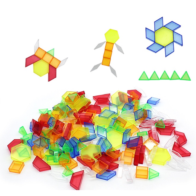 Bộ mica màu cho bé học màu sắc, chơi bàn ánh sáng - Benzkids