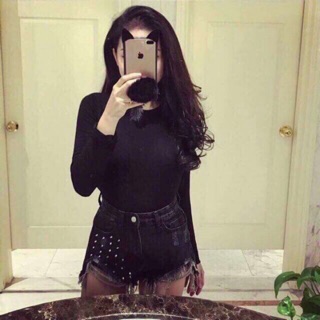 Áo body tay dài cổ tròn vnxk