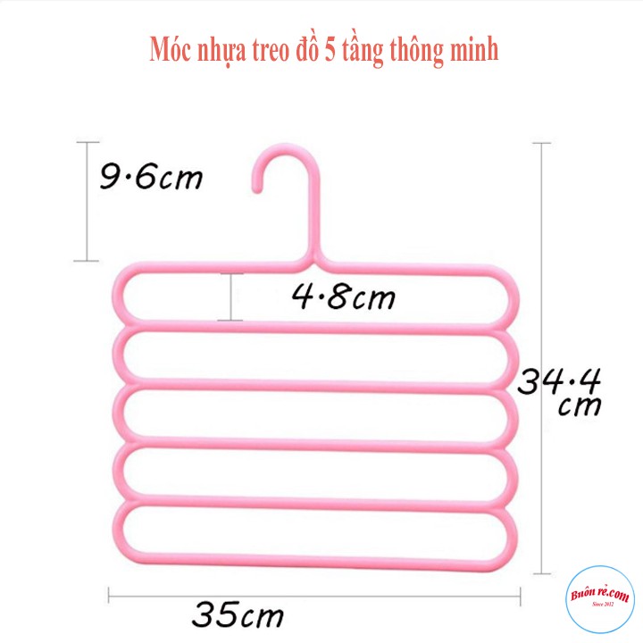 Móc Nhựa Treo 5 Tầng Thiết Kế Thông Minh Treo Được Nhiều Đồ -00651