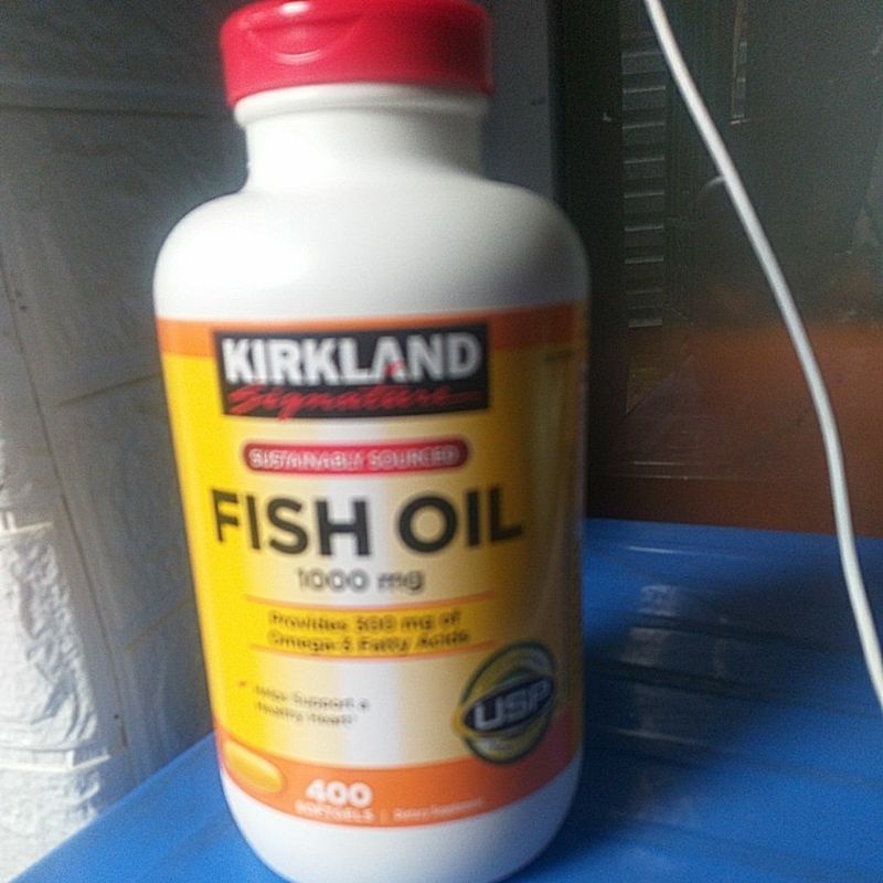 viên uống FISH OIL Dầu Cá Kirkland 400v hàng Mỹ