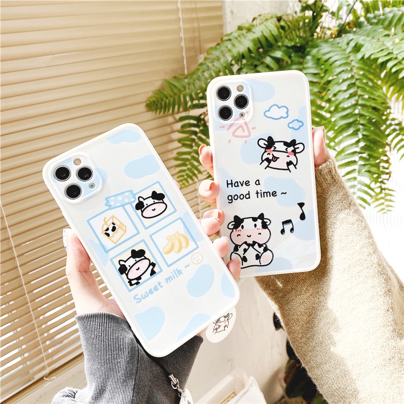 Ốp lưng iphone Sweet Cow IMD dày dặn viền nổi 5/5s/6/6plus/6s/6splus/7/7plus/8/8plus/x/xr/xs/11/12/pro/max/plus/promax