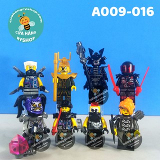 Non Lego - 8 Nhân vật trong NinjaGo Season 10 - A009-016
