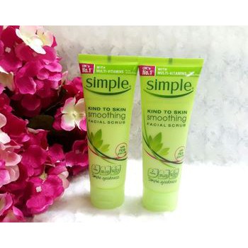 Tẩy Da Chết Simple Smoothing Facial Scrub – 75ml