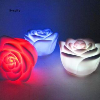 Đèn led hình hoa hồng đổi màu