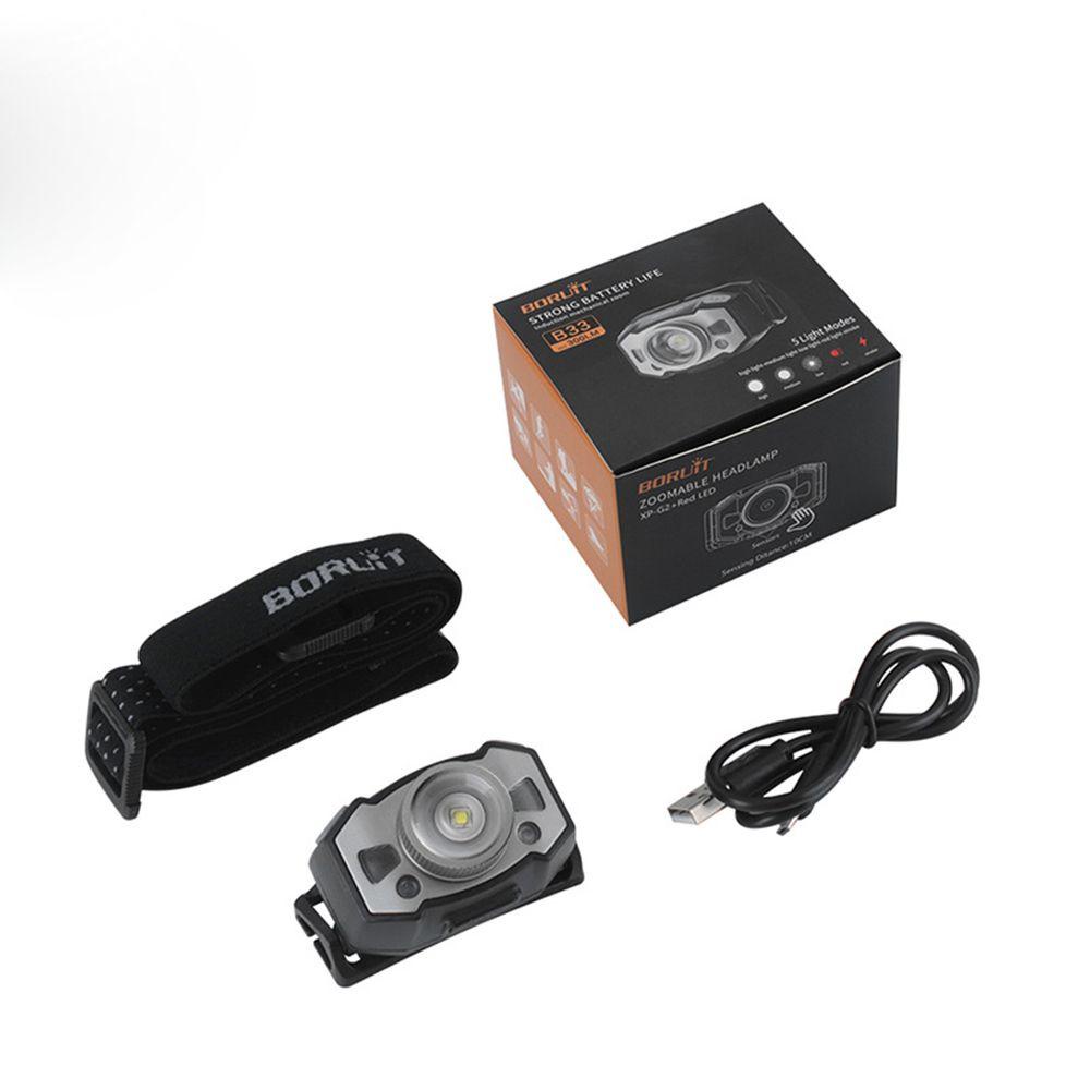 GOGOUP Đèn Pha LED Làm Việc Đeo Đầu Cảm Ứng Sạc USB