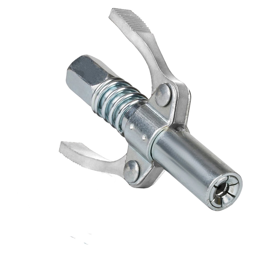 Đầu bơm mỡ bò bôi trơn áp suất cao dạng kẹp khóa tiện dụng cho tất cả các thiết bị máy móc ô tô xe tải máy móc.