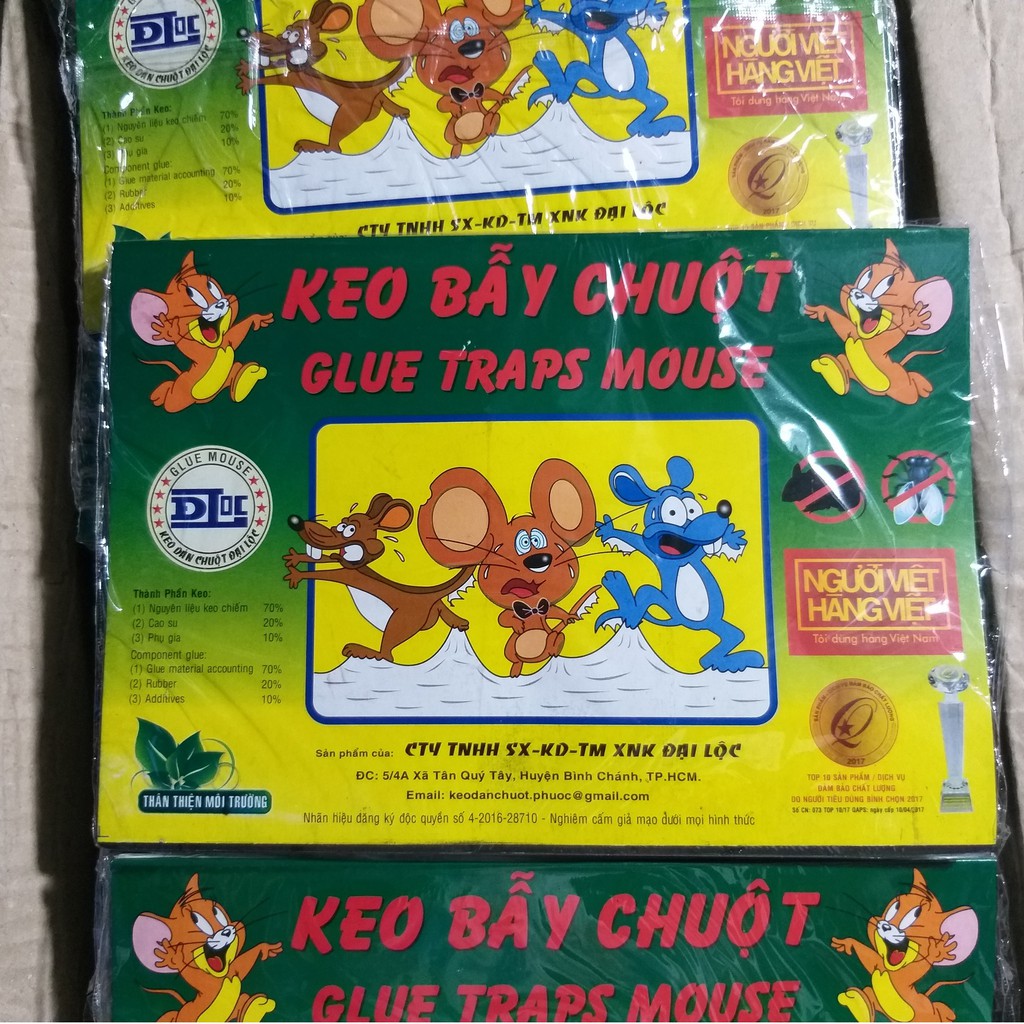 Keo dính chuột Đại Lộc - Keo bẫy chuột - dán chuột - Thân Thiện với môi trường