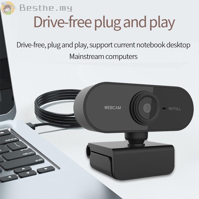 Webcam 1080p Hd Tích Hợp Micro Có Thể Điều Chỉnh 360 Độ Tiện Dụng Cho Máy Tính / Laptop | BigBuy360 - bigbuy360.vn