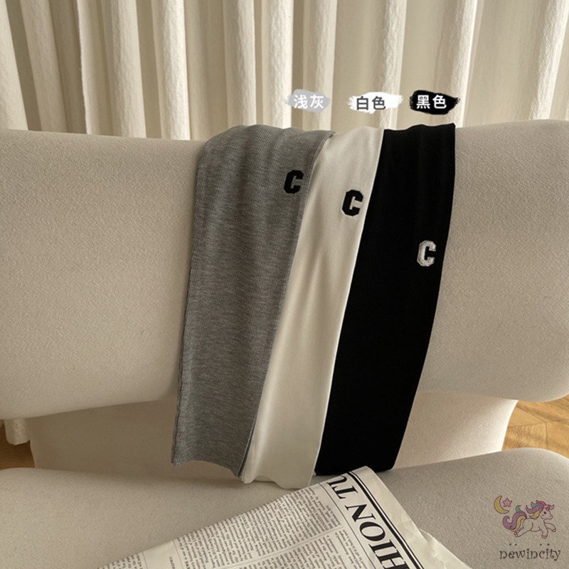 Quần Legging Thêu Chữ Phong Cách Hàn Quốc Cho Bé Gái