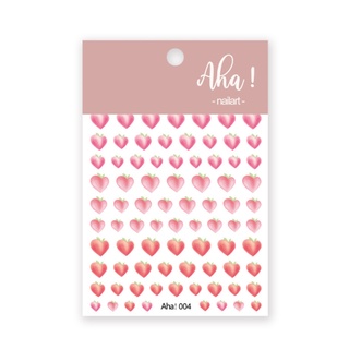Sticker 3D Quả Đào - Hình Dán Móng Aha! 004