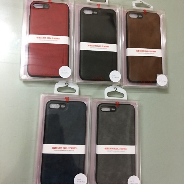 Ốp điện thoại phối da màu trơn thiết kế siêu mỏng cho iPhone 6/6S/7/7plus/X/XS/XS MAX