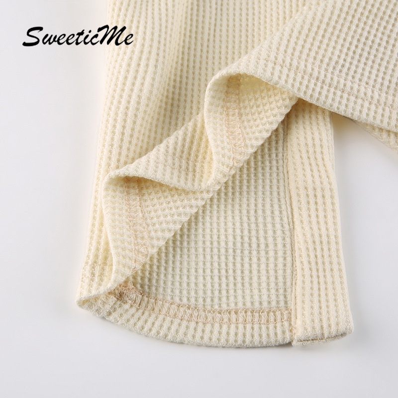 Áo Thun Nữ Dài Tay Vạt Lệch Tà Lệch Sweeticme