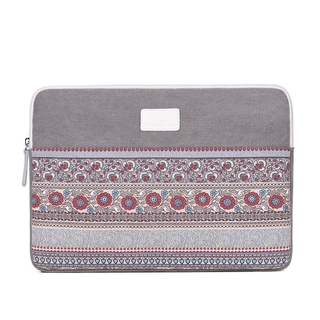 Túi Vải Canvas Đựng Laptop 11 / 13 / 14 / 15 Inch Họa Tiết Thổ Cẩm