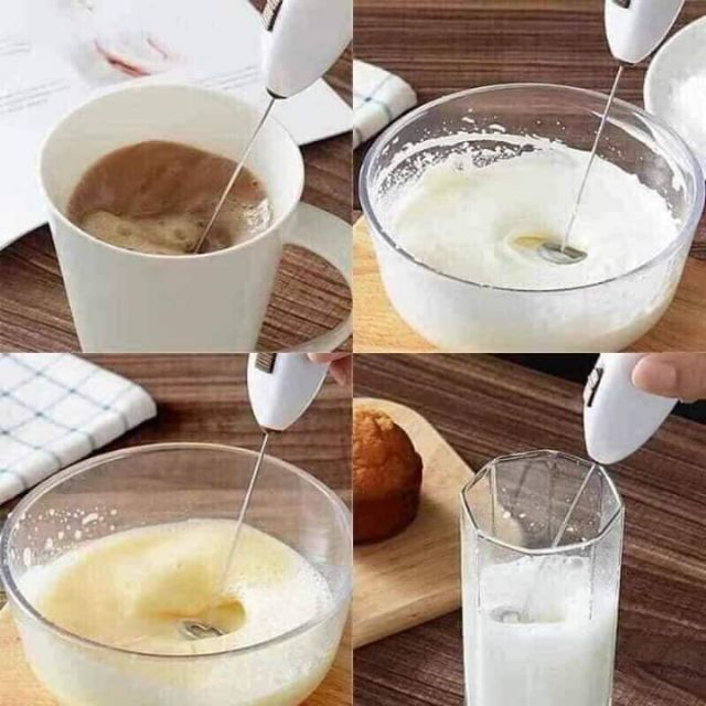 ( 1 cái) máy đánh trứng tạo bọt cà phê mini cầm tay