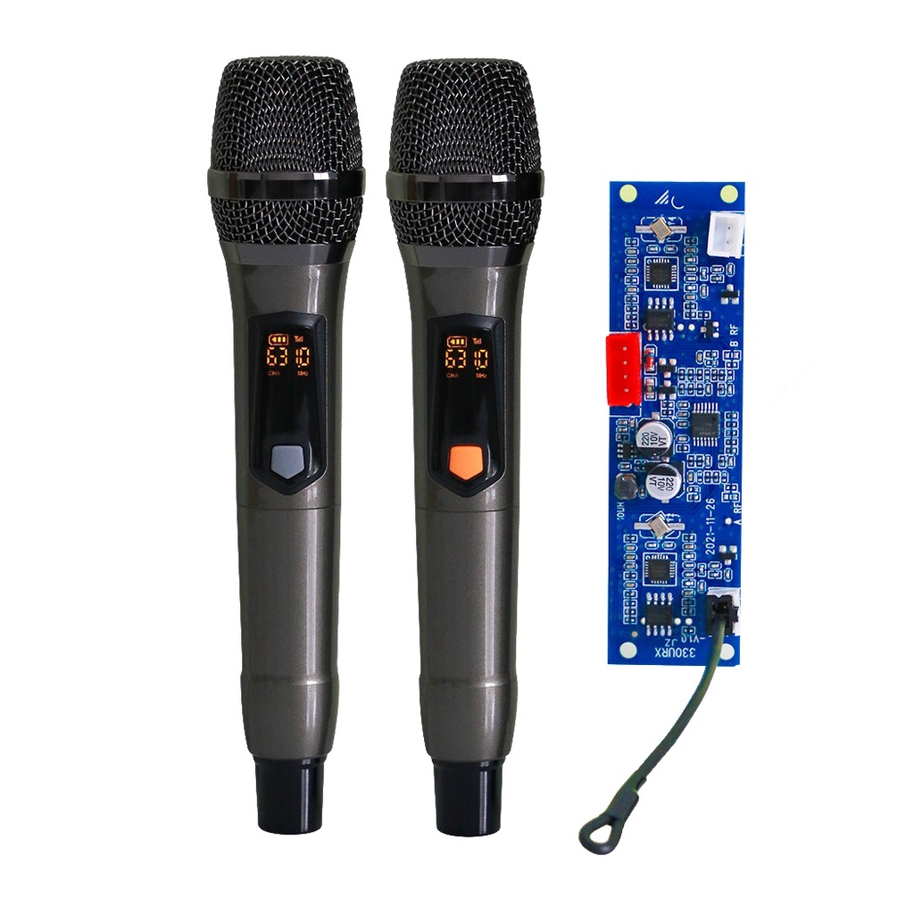 Bộ 2 Micro kèm Bore U-T108 sử dụng cho loa kéo