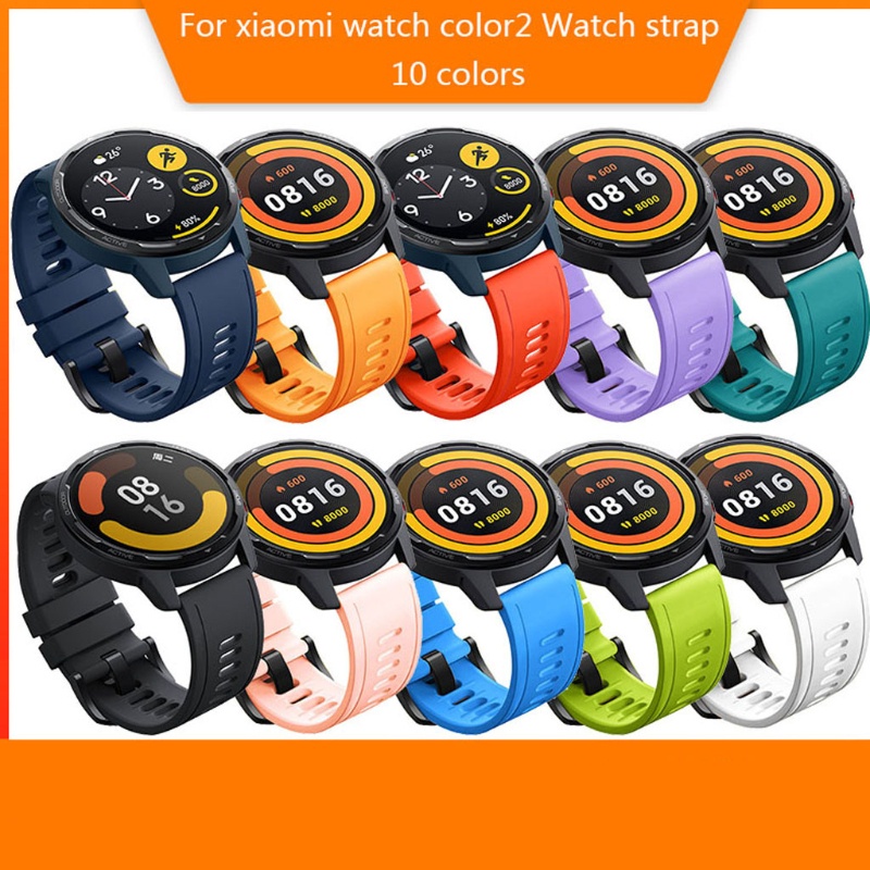 Dây Silicone Thay Thế Cho ĐồNg Hồ 2 MàU SắC Đa DạNg