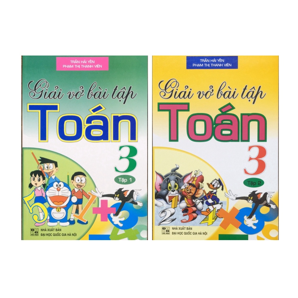 Sách - Combo Giải Vở Bài Tập Toán 3 (Tập 1+Tập 2)