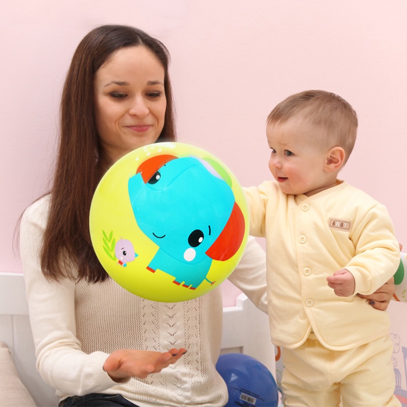 BÓNG HƠI NHỰA DẺO CHO BÉ ĐƯỜNG KÍNH 22CM - HÃNG FISHER PRICE