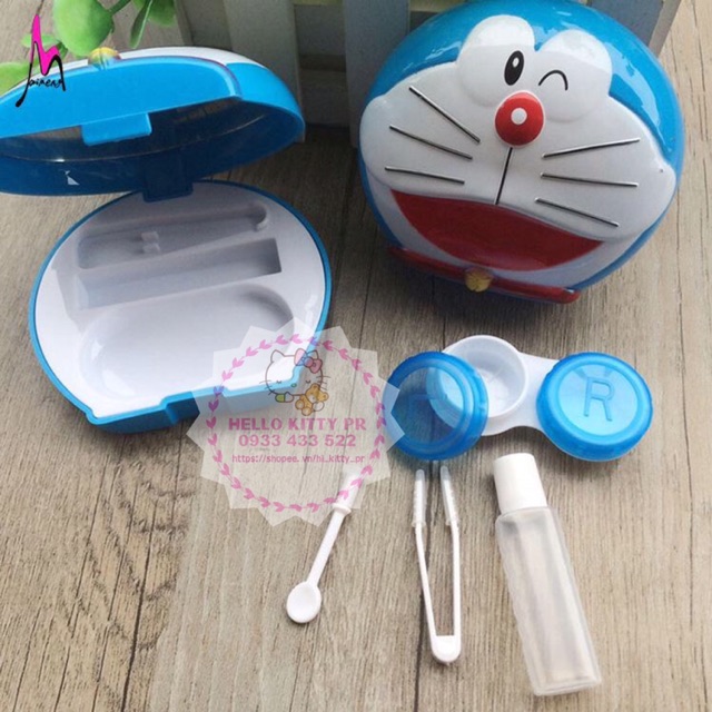 HỘP ĐỰNG KÍNH ÁP TRÒNG DORAEMON