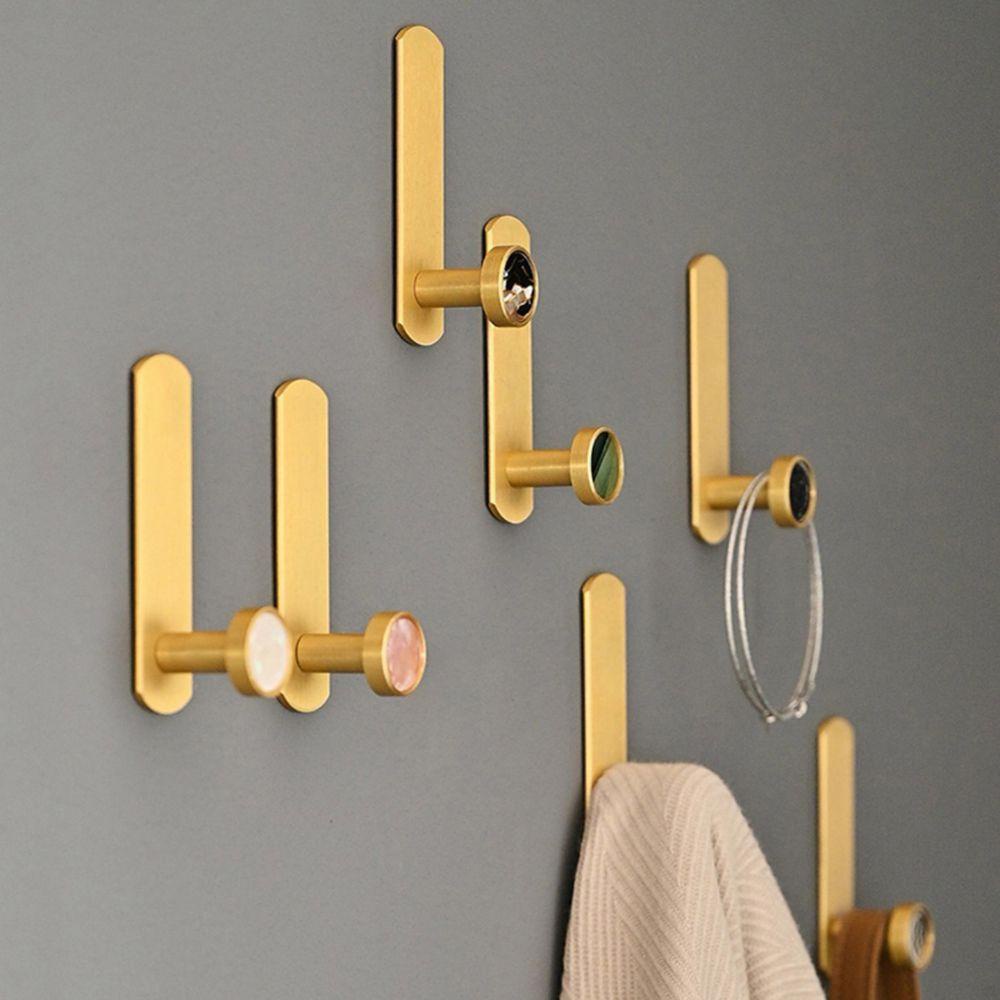 Móc Treo Áo Choàng / Nón / Túi Xách Bằng Đồng Thau Kiểu Dáng Sáng Tạo