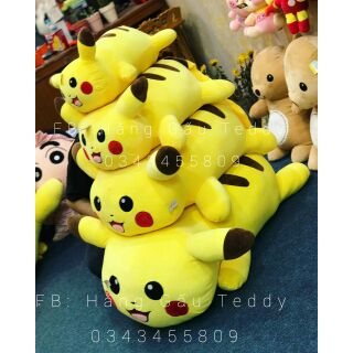 PIKACHU PIKACHU DOREMON Gấu bông lông mềm mịn )