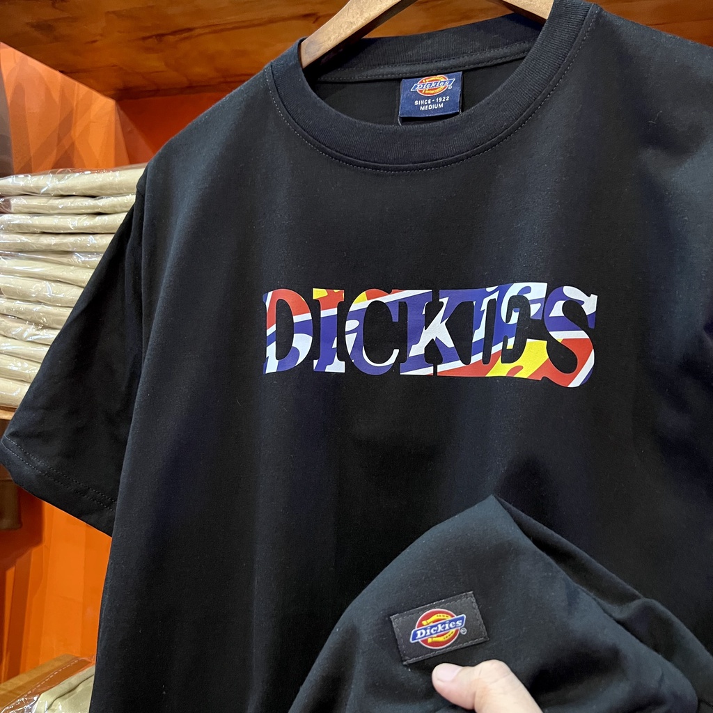 Áo thun Dickies Đen - Teeshirt Dickies Original -  Unisex nam nữ - Cam kết chính hãng.
