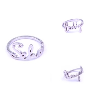 Nhẫn chữ kiểu EXO (Sehun, Baekhuyn, Chanyeol)