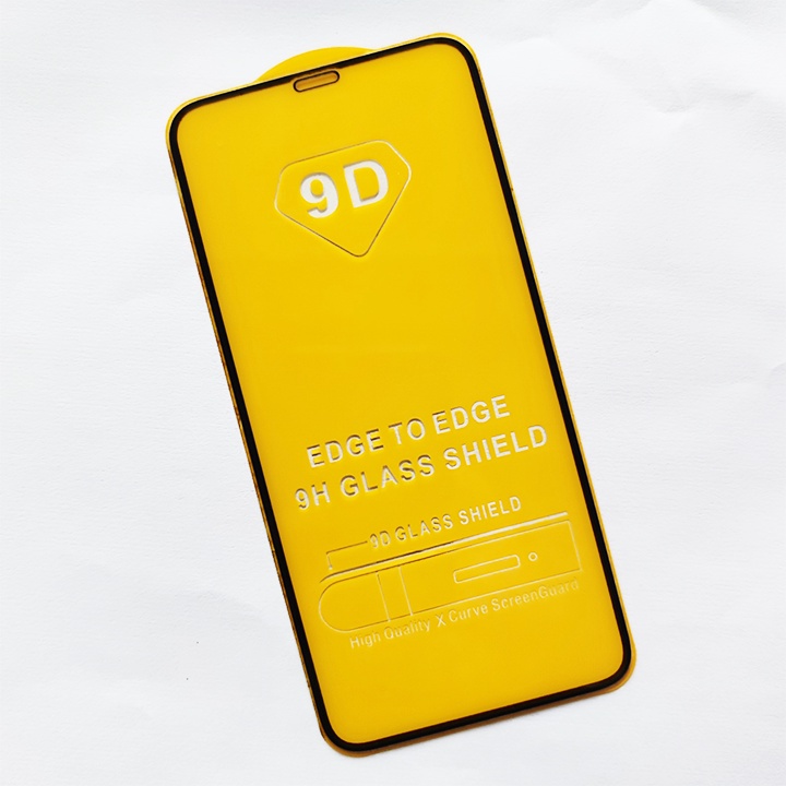 Kính Cường Lực Apple iPhone 11 Pro 9D Full Keo Full Màn Hình - Miếng Dán Màn Hình Cao Cấp - Viền Đen