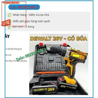 Máy khoan pin DW 26V