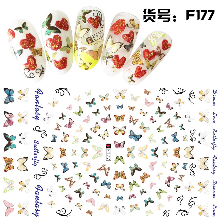 Sticker mẫu Butterfly 2019