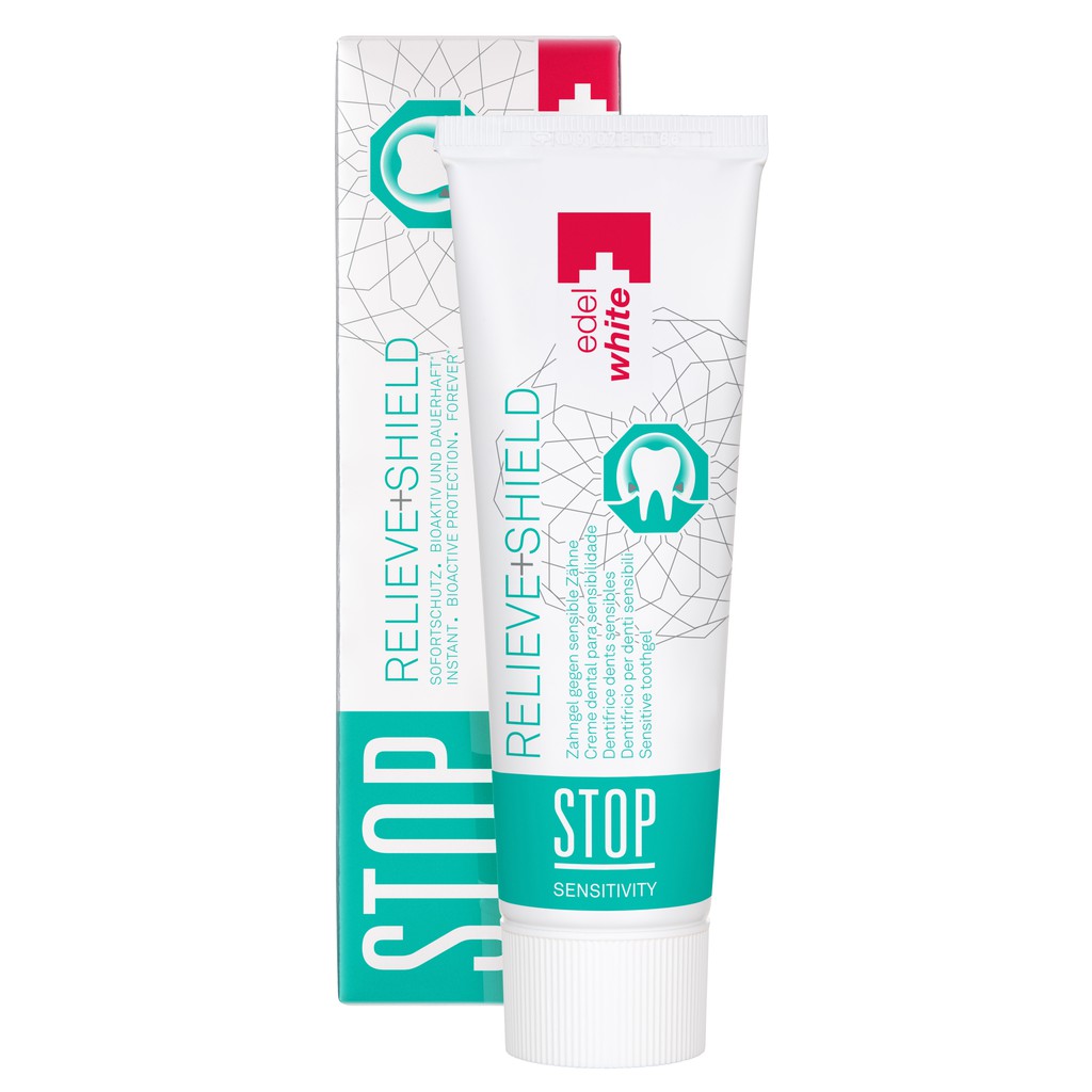 Kem đánh chống ê buốt Edelwhite Stop Sensitivity, 75m, Thụy Sĩ