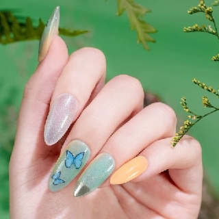 Sticker bướm 3D - hình dán móng tay