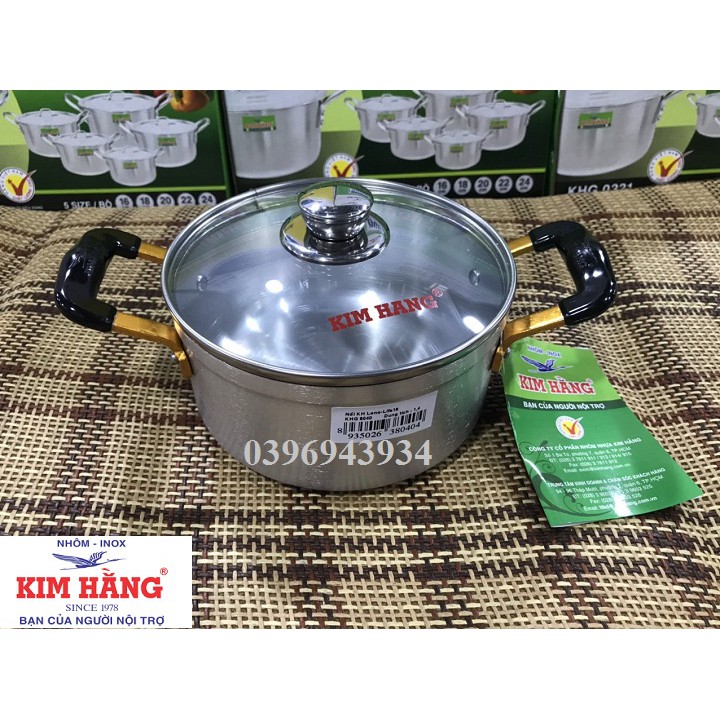 Nồi nhôm Kim Hằng Long-life 20cm