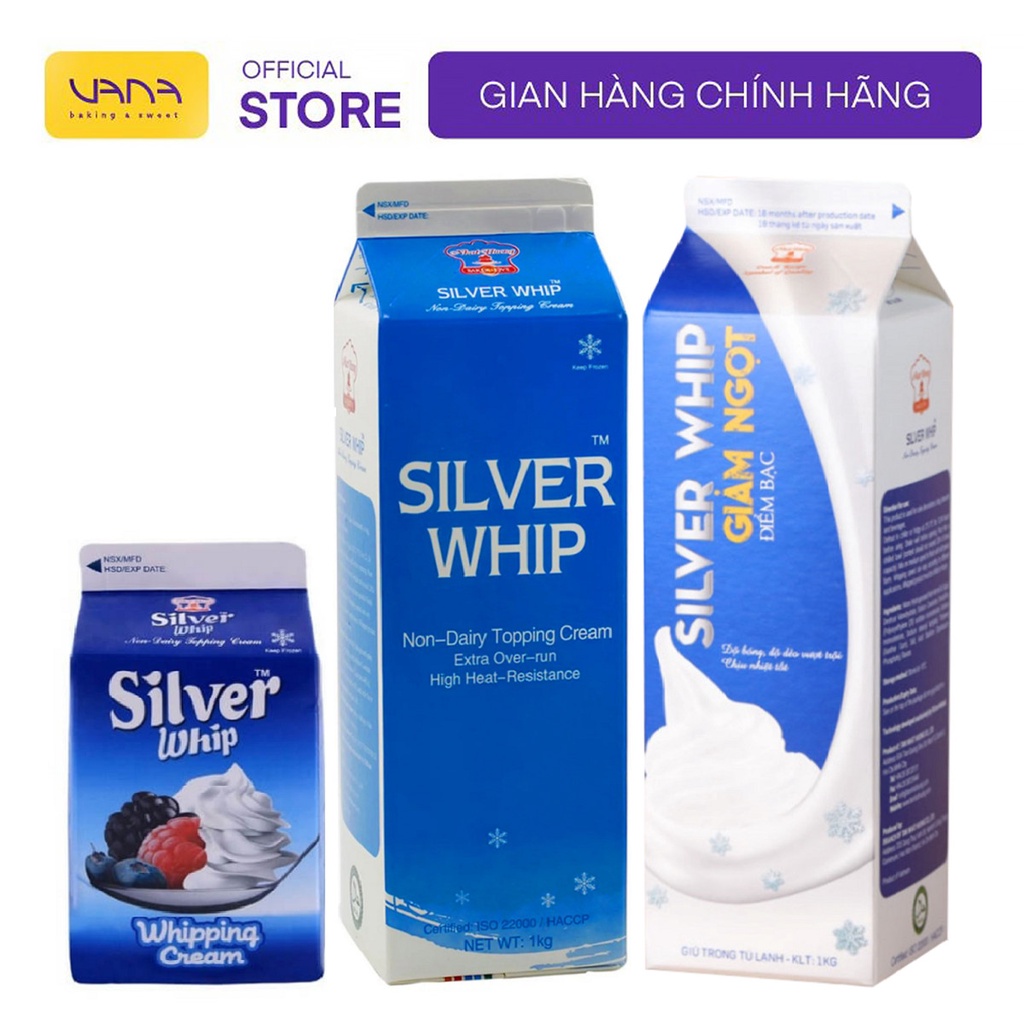 KEM TOPPING TRANG TRÍ BÁNH SINH NHẬT SILVER ĐIỂM BẠC