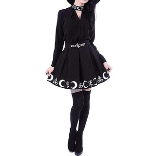 Chân Váy Xếp Li Phong Cách Gothic