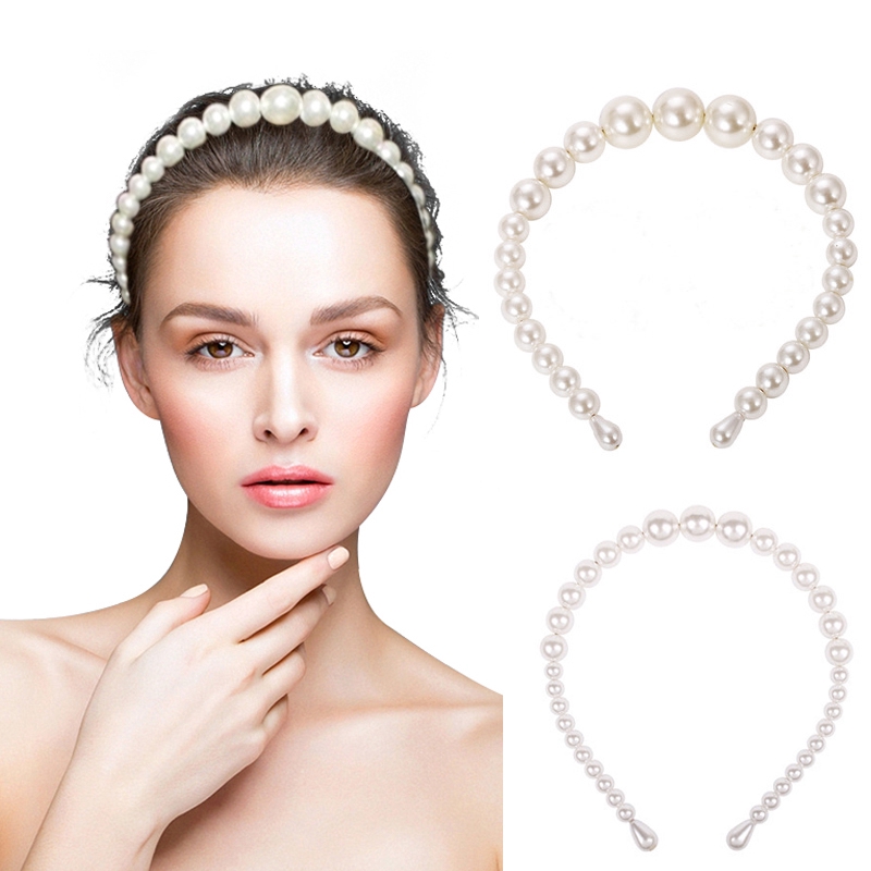 Cài Tóc Tiệc Cưới Đính Nơ Ngọc Trai Mô Phỏng Cỡ Lớn Tinh Tế Dành Cho Nữ