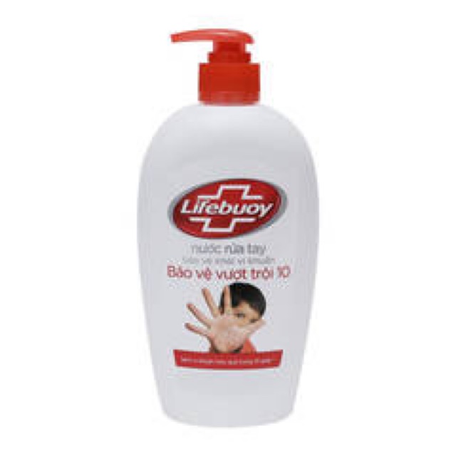 Nước Rửa Tay Lifebuoy - bảo vệ vượt trội 180ML- 500ML