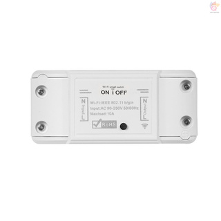 Công tắc thông minh điều khiển wifi 10a / 2200w cho google home alexa & google home