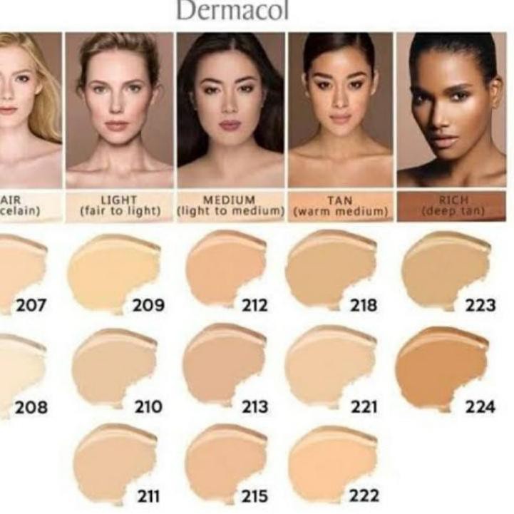 (hàng Mới Về) Kem Nền Trang Điểm Dermacol | BigBuy360 - bigbuy360.vn