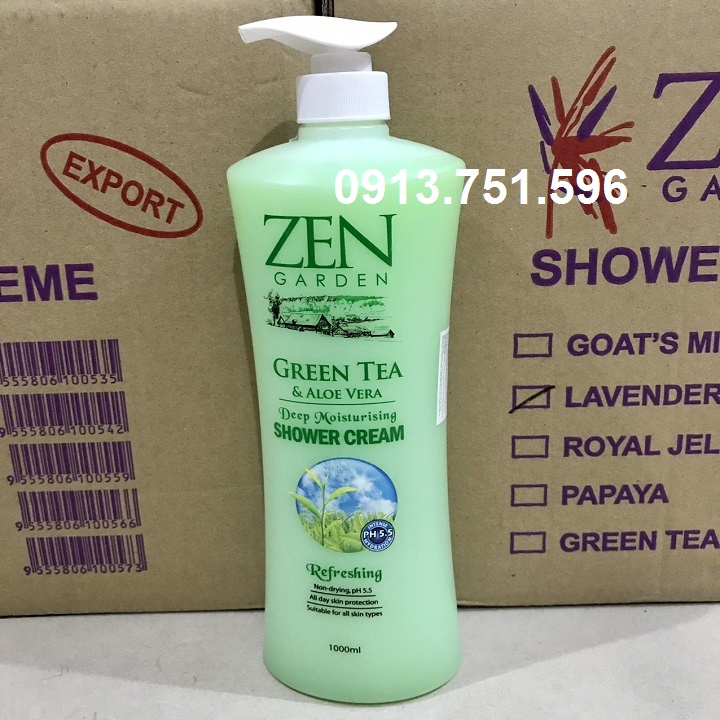 Sữa tắm ZEN GARDEN 1.000ml nhập khẩu Malaysia