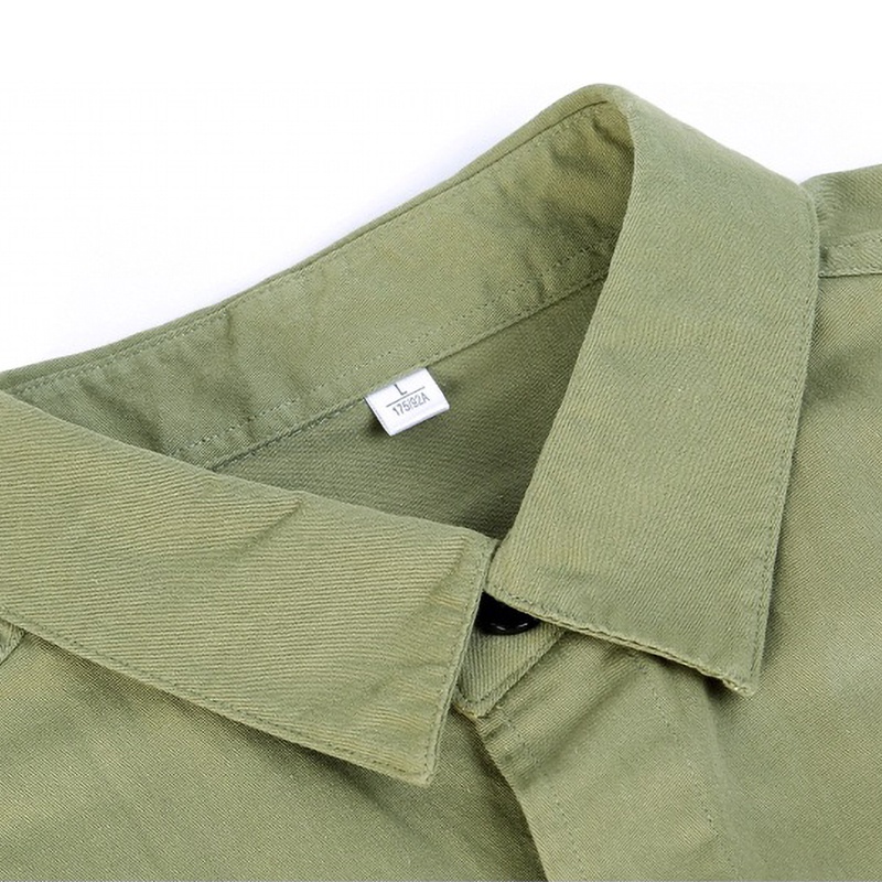 Áo sơ mi nam TFUN vải kaki cao cấp CL TT71.0 Áo sơ mi tay lỡ dáng ôm phong cách thể thao Hàn Quốc đẹp mùa hè thu