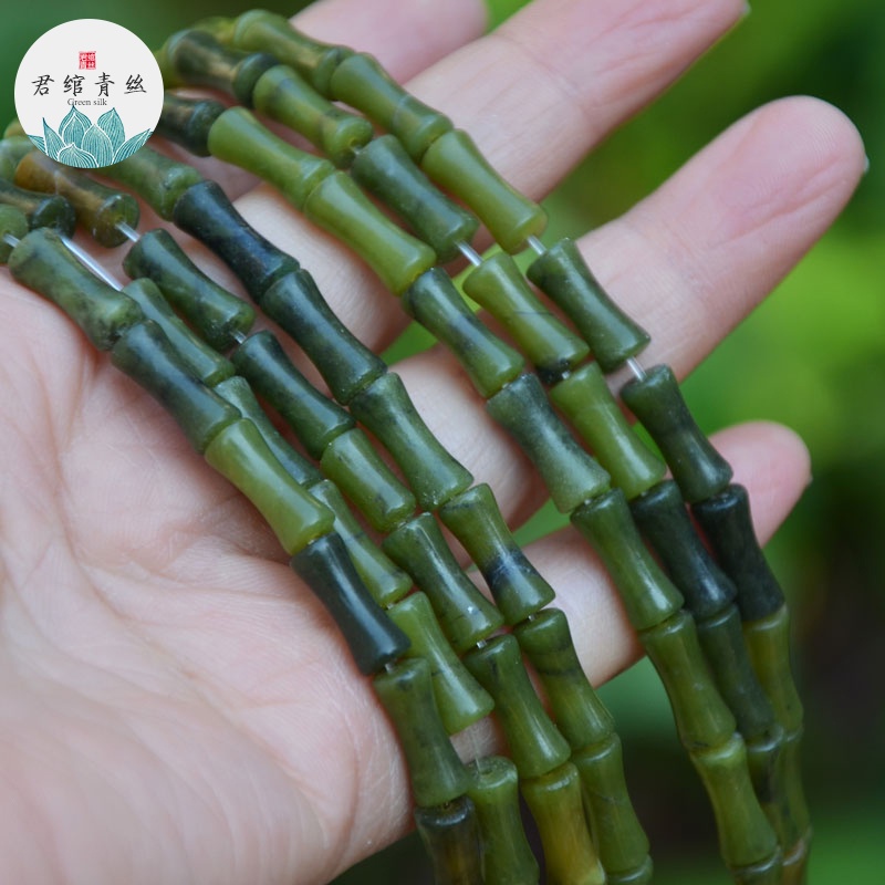 Dây Chuyền / Khuyên Tai Bằng Tre Tự Nhiên Unoptimized Peridot