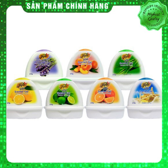 Sáp thơm khử mùi Jape Hương Xả, Hương Hoa Hồng, Hương Cam, Hương Đào, Hương Lavender, Hương Cỏ, Hương Chanh, Hương Nhài