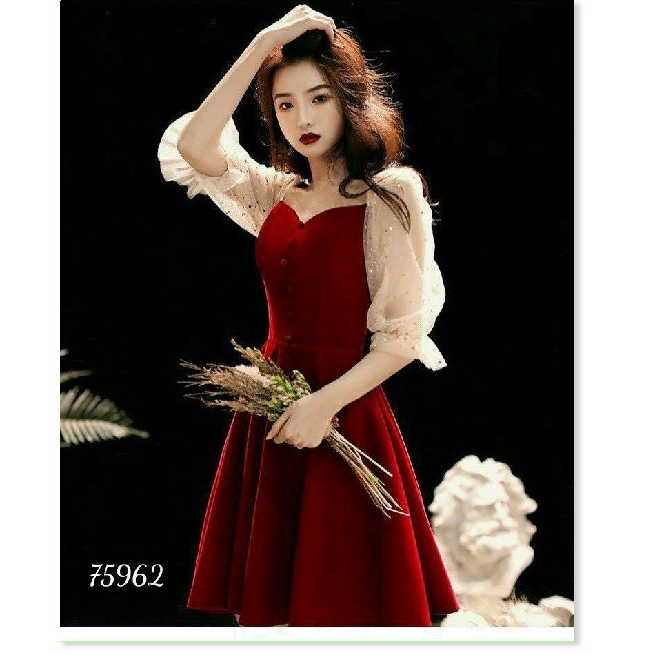 Đầm xoè vintage nữ siêu xinh , sang trọng , tôn dáng cho các nàng