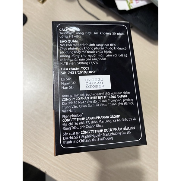 Viên giải rượu X-O hộp 10 vỉ x 4 viên - Hỗ trợ bảo vệ gan ,hạn chế tác hại của rượu bia WIN21 ,ME 21