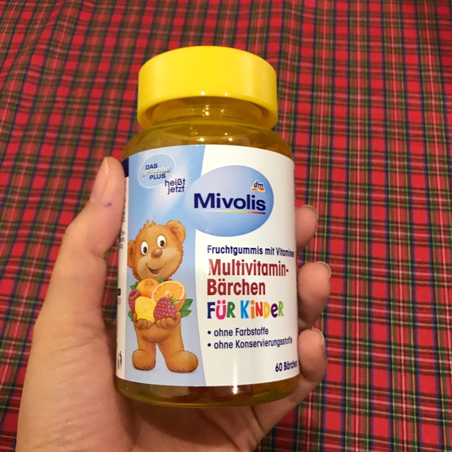 Vitamin tổng hợp dạng kẹo gôm Mivolis