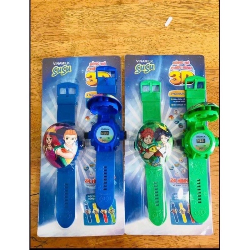 Đồng Hồ Đèn Chiếu 3D Cực Ngầu 20 Hình Ngộ Nghĩnh